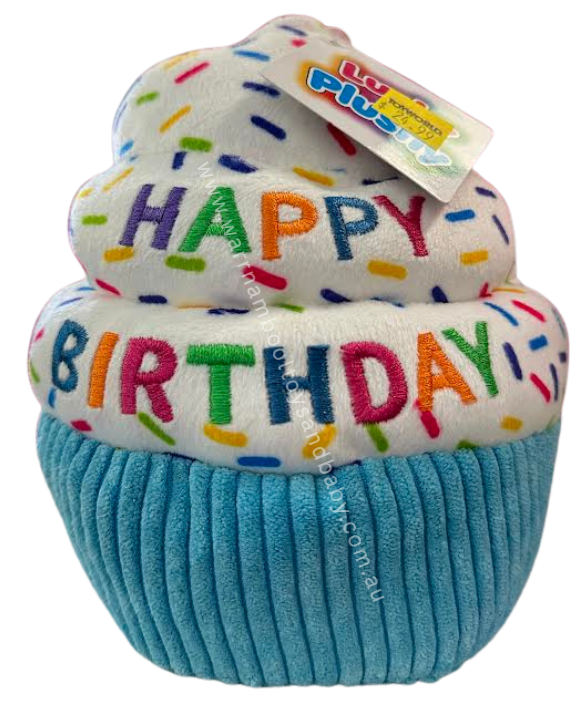 Lushy Plushy Happy Birthday Cupcake