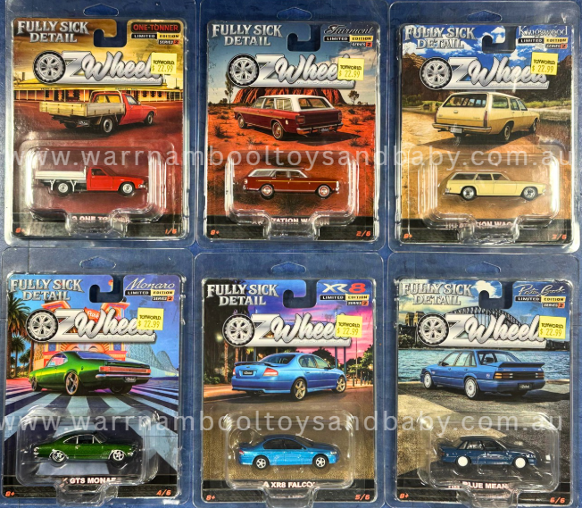 Oz Wheels 1/64 R2 Fully Sick Detail Single Assorted