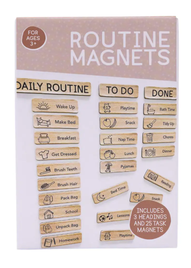 Kids By Splosh Daily Routine Magnet Set