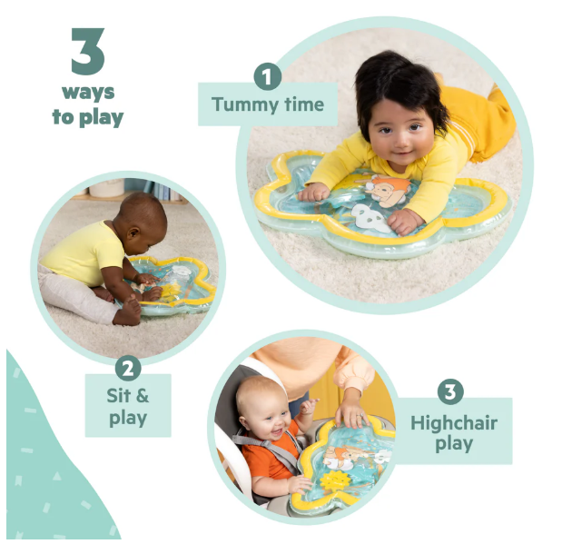 Disney Baby Winnie The Poo One Upon A Tummy Time Water Mat