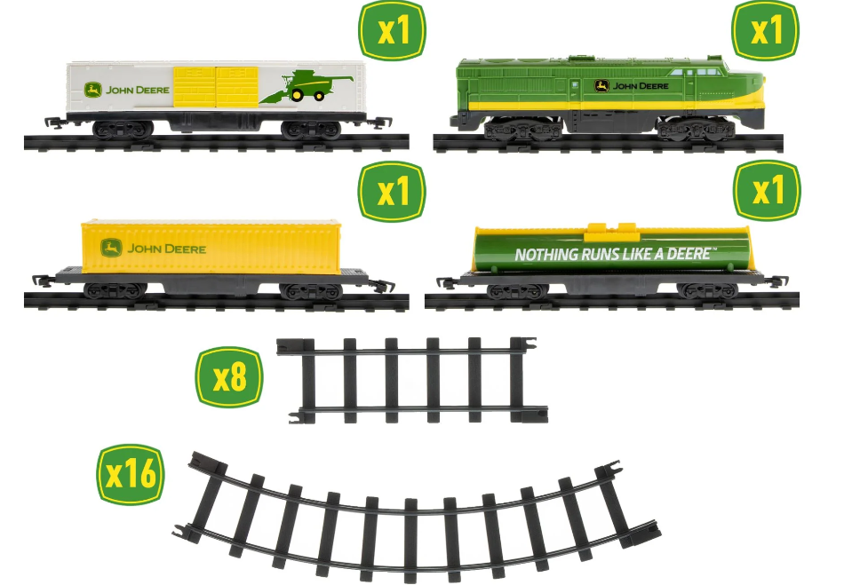 John Deere Mini Diesel Train Set req 2 x AA batteries
