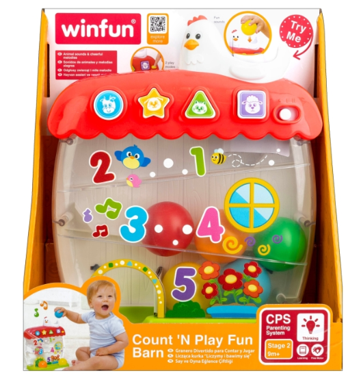 Winfun Count N Play Fun Barn - Demo Batteries Included