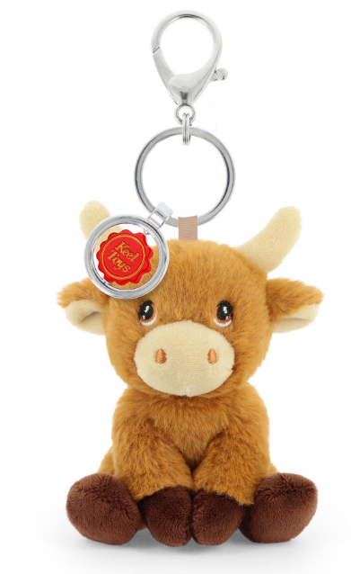 Keeleco Bag Charm Farm - Highland Cow