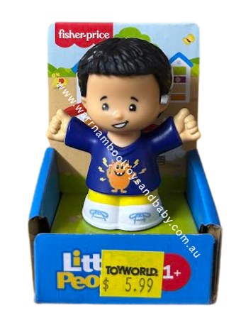 Fisher Price Little People Figure Boy in Monster Shirt HXC06