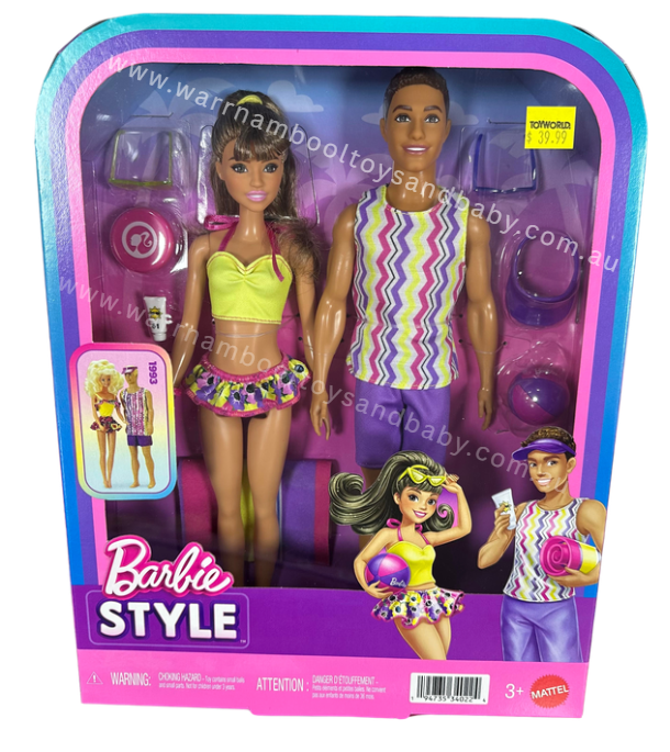 Barbie Style Dolls Beach Inspired Looks