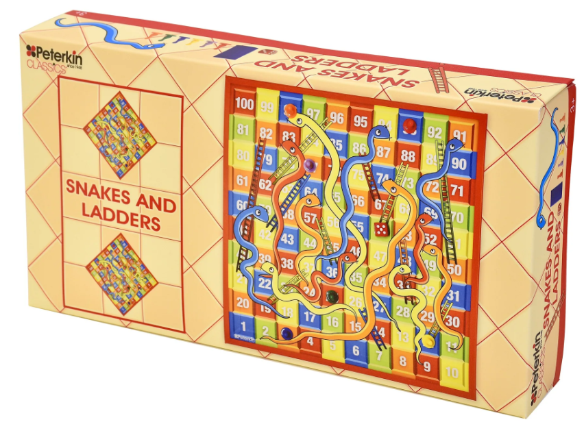 Peterkin Classics Snakes and Ladders Game