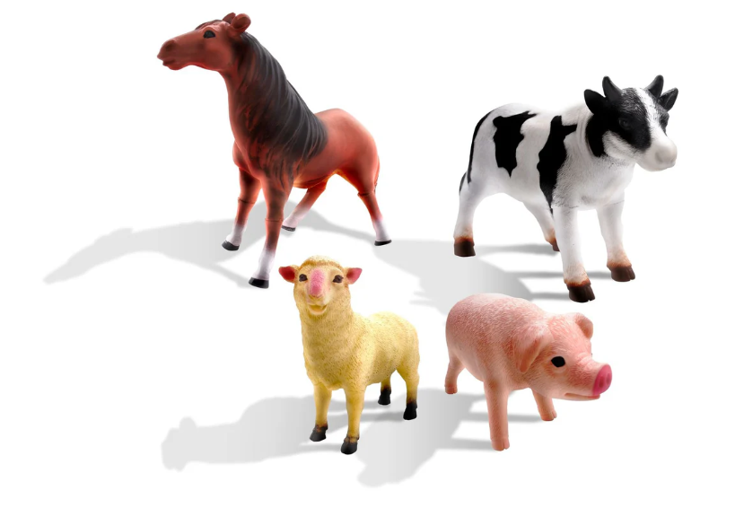 Peterkin Soft Touch Farm World Animals Assorted