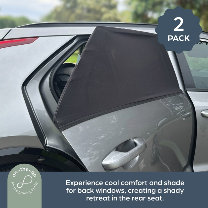 Dream Baby Fit Over Window Car Shade 2pk
