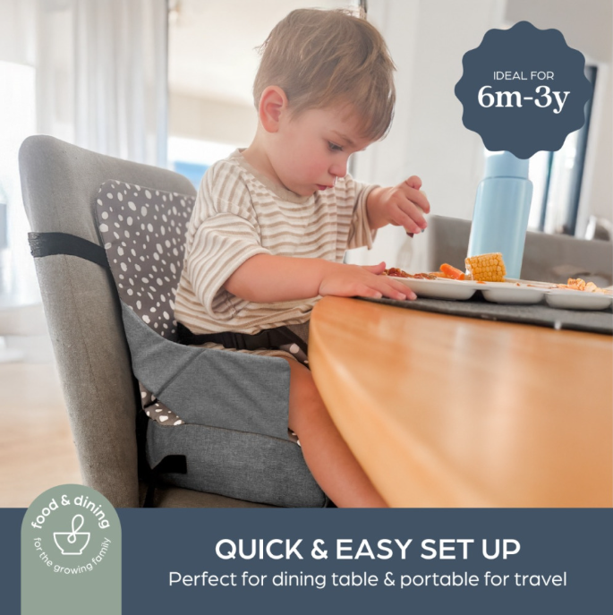 Dream Baby Grab N Go Booster Buddy - Pebble grey