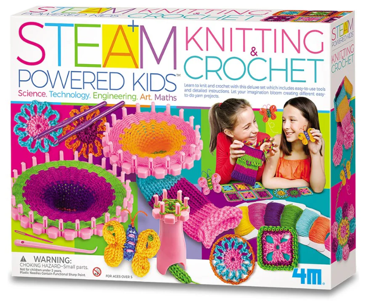 4M Steam Powered Kids - Knitting and Crochet