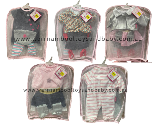 Bambolina Dolls Dress Collection Assorted Clothing 42 - 48cm Dolls