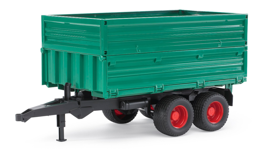 Bruder 02010 Tandem Axel Tipping Trailer With Removable Top
