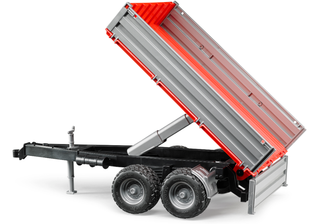 Bruder 02019 1/16 Platform Gate Tipping Trailer
