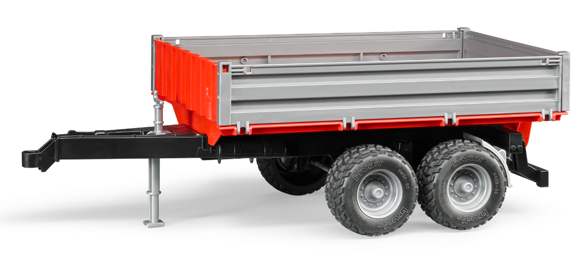 Bruder 02019 1/16 Platform Gate Tipping Trailer