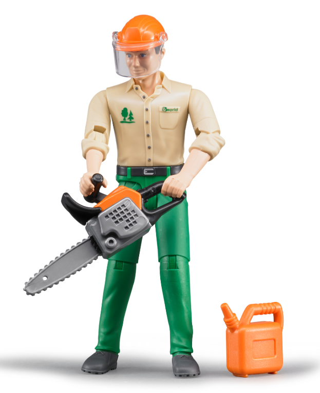 Bruder 60030 Figure Forestry Worker w/ accessories