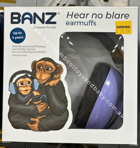 Baby Banz Mini Earmuffs Orchid Age 3Months+