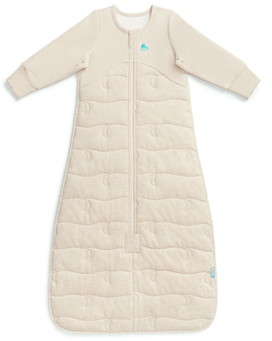 LTD Sleep Bag 3.5tog Quilted Stretch Cotton Oatmeal 6-18M