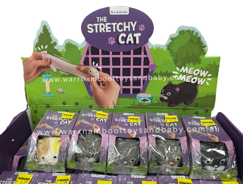 Out Of The Blue - The Stretchy Cat Assorted Designs