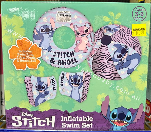 Disney Stitch Inflatable Swim Set