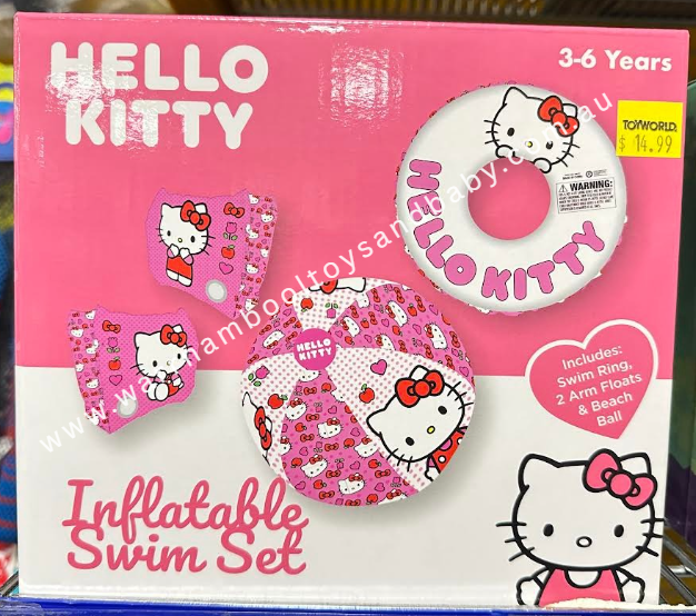 Hello Kitty Inflatable Swim Set
