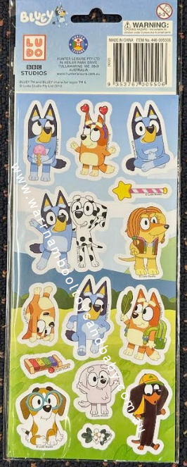 Stickers Bluey Puffy