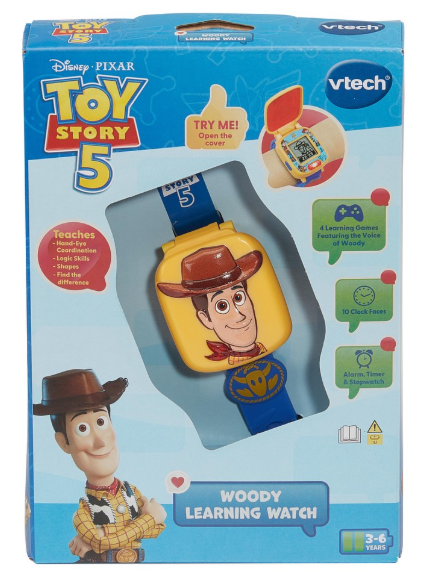 Vtech Toy Story 5 Woody Learning Watch
