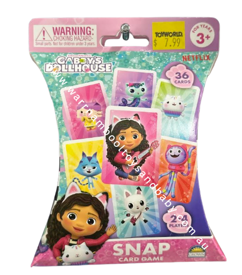 Gabbys Dollhouse Snap Card Game