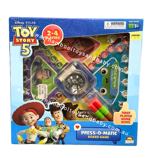 Toy Story 5 Press-O-Matic Game