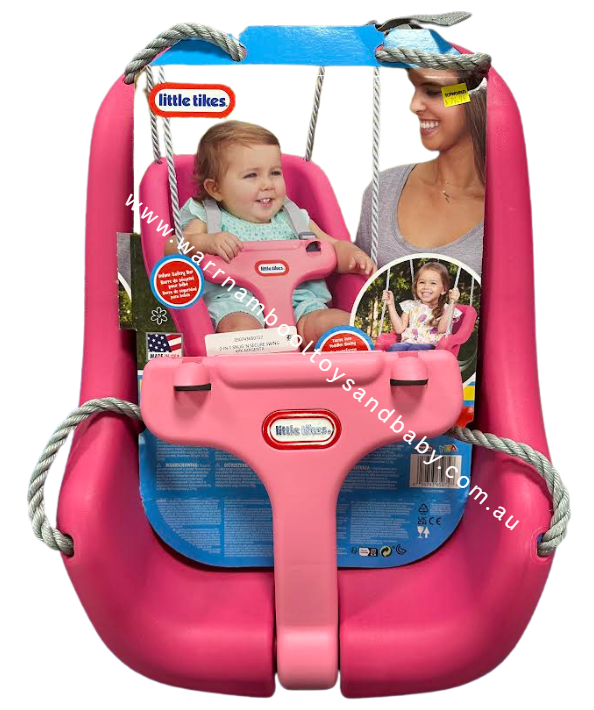 Little Tikes 2 In 1 Snug N Secure Swing Magenta