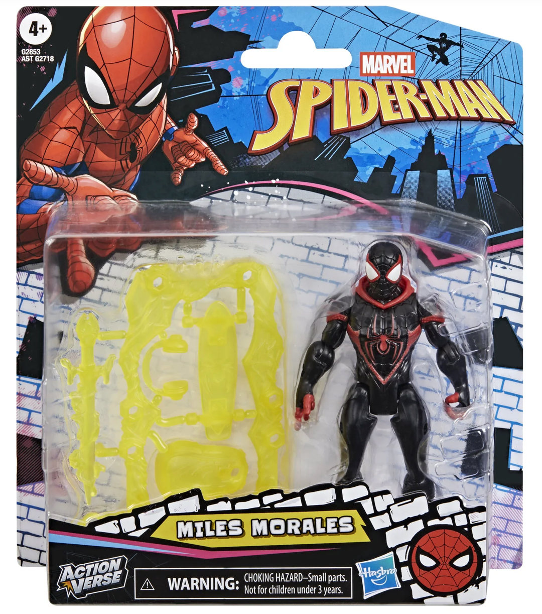 Marvel Spider-Man Actionverse 4.5 Inch Figure - Miles Morales