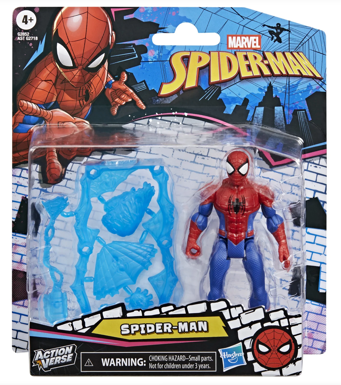 Marvel Spider-Man Actionverse 4.5 Inch Figure - Spider-Man
