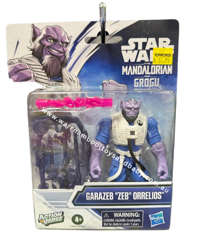 Star Wars ActionVerse The Mandalorian and Grogu 4.5 Inch Figure - Garazeb 'Zeb' Orrelios