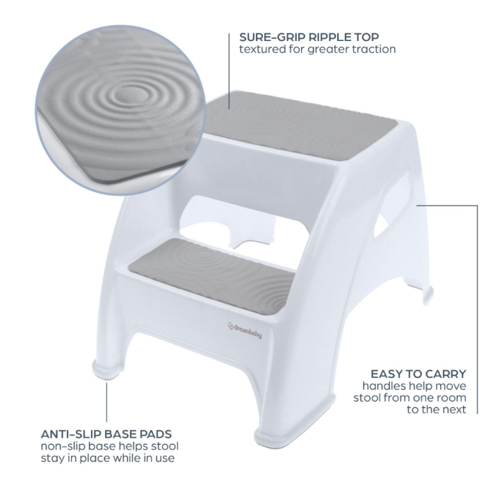 Dream Baby Toddler &amp; Me 2 Up Step Stool