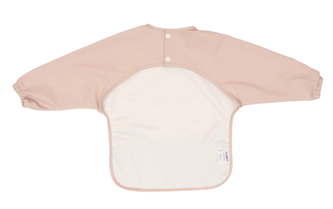 All4Ella Long Sleeve Bib 2 Tone Pink