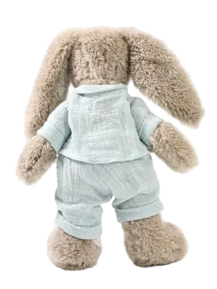 Cotton Candy 30cm Brown Bunny in Blue Suit