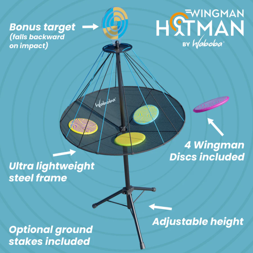 Waboba Wingman Hitman - Travel Disc Golf Target Set