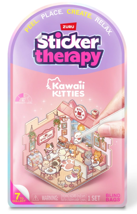 Zuru Sticker Therapy 80 Stickers Kawaii Kitties