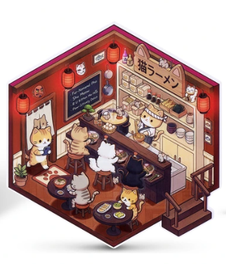 Zuru Sticker Therapy 80 Stickers Kawaii Kitties