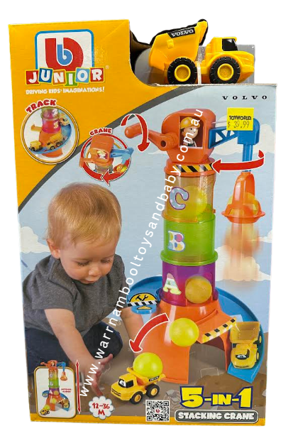 Burago Junior My 1st Collection Volvo 5 in 1 Stacking Game with Truck