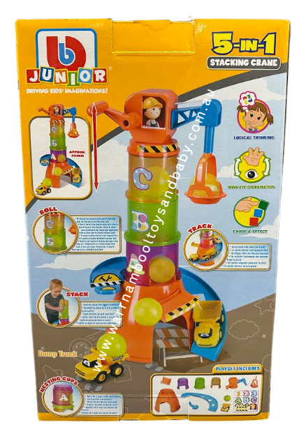 Burago Junior My 1st Collection Volvo 5 in 1 Stacking Game with Truck