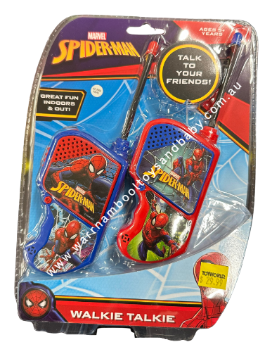 Walkie Talkie Spiderman Req 2 x 9 volt Batteries