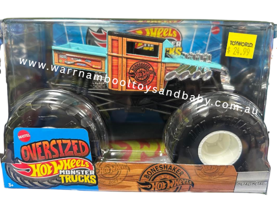 Hot Wheels Monster Trucks 1/24 Oversized Metal Bone Shaker