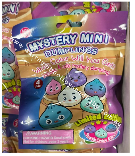 Squishy Mystery MINI DUMPLING 4pk
