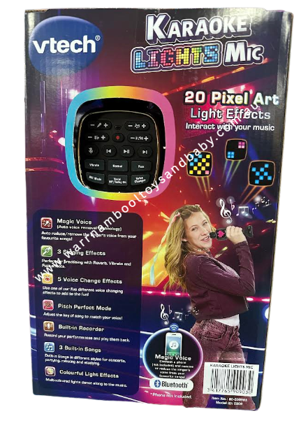 Vtech Karaoke Lights Mic Black