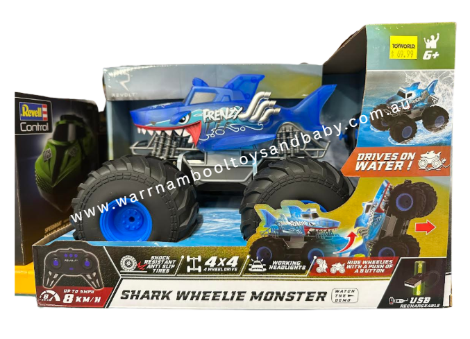 Revolt R/C Shark Wheelie Monster req 2 x AA batteries