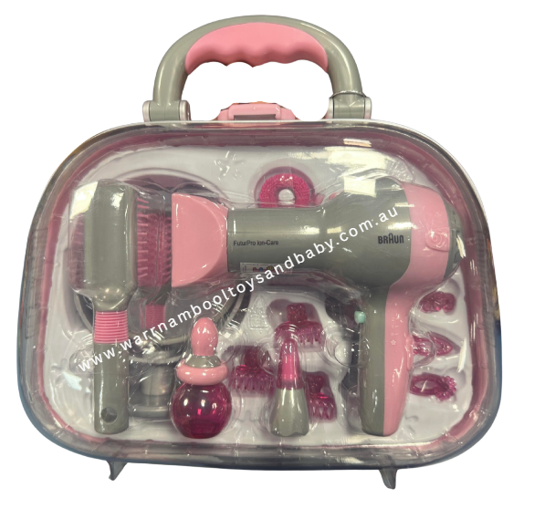 Braun Beauty Case And Hairdryer W/Accessories