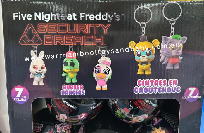 FNAF Five Nights At Freddy's - Rubber Character Keyring Mystery Ball