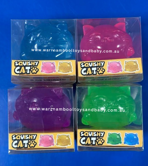 Squishy Kitty Cat Assorted Colours