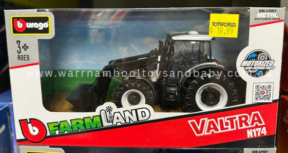 Burago Valtra N174 Tractor with Front End Loader