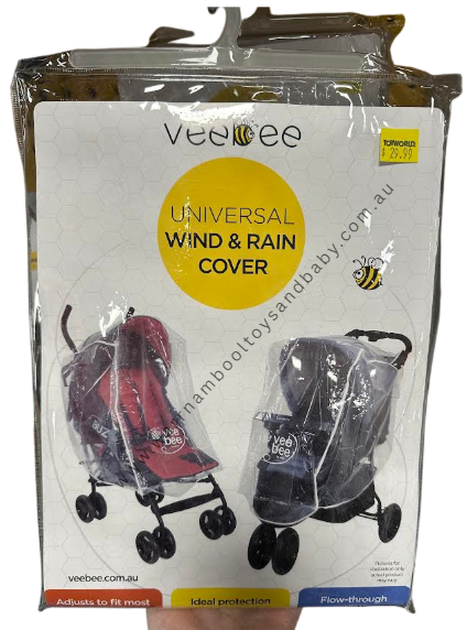 Vee Bee Universal Wind & Rain Cover fits most prams